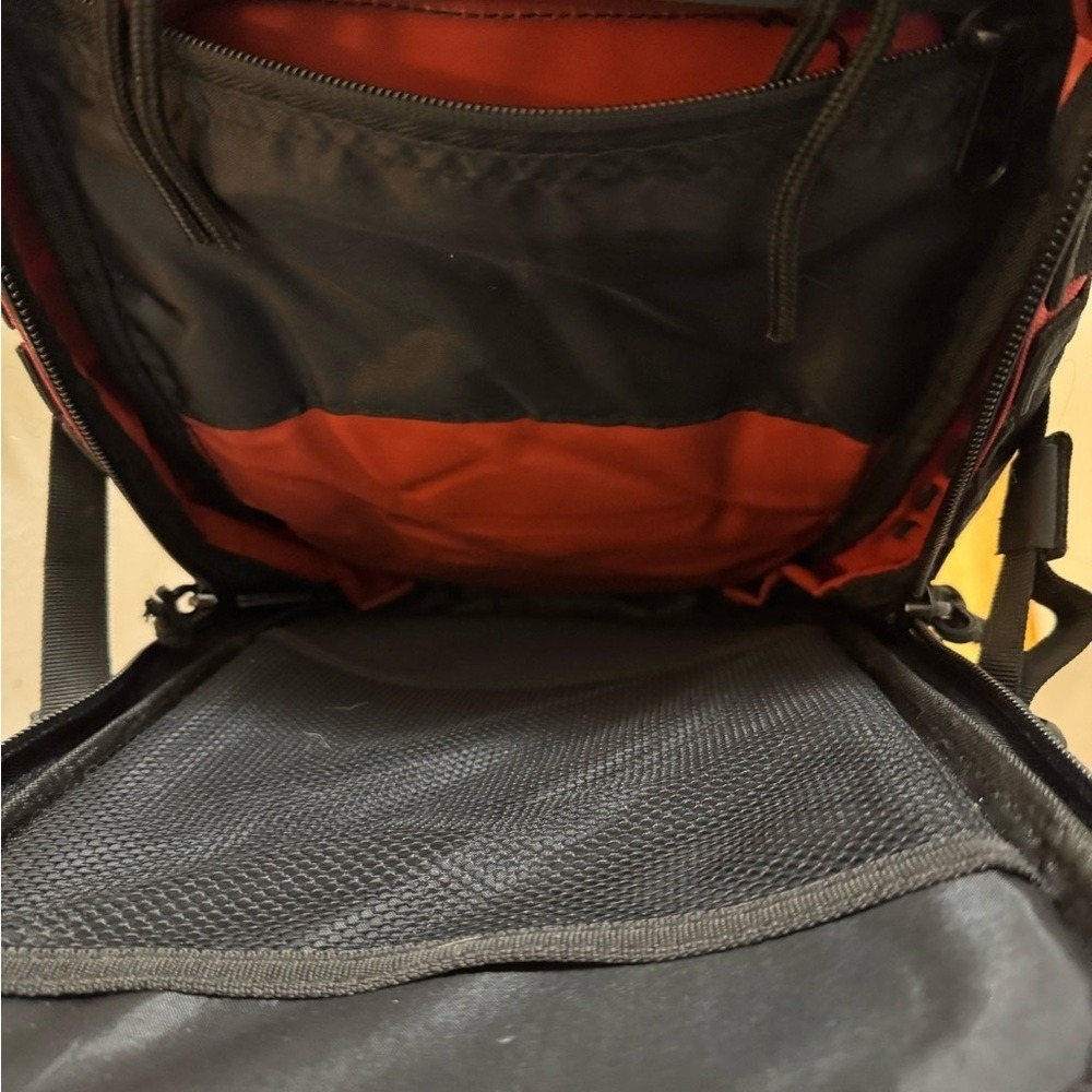 Rugged Red And Black Backpack - image 5